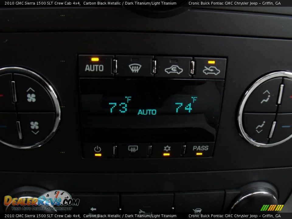 2010 GMC Sierra 1500 SLT Crew Cab 4x4 Carbon Black Metallic / Dark Titanium/Light Titanium Photo #22