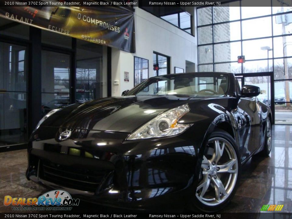 2010 Nissan 370Z Sport Touring Roadster Magnetic Black / Black Leather Photo #1