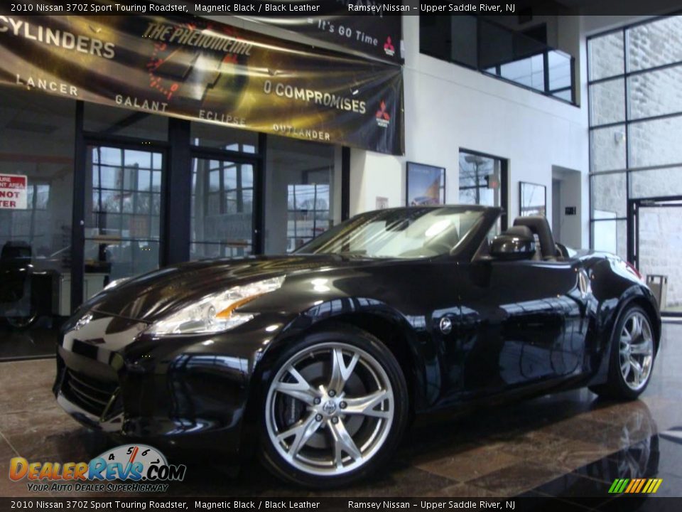 2010 Nissan 370Z Sport Touring Roadster Magnetic Black / Black Leather Photo #3