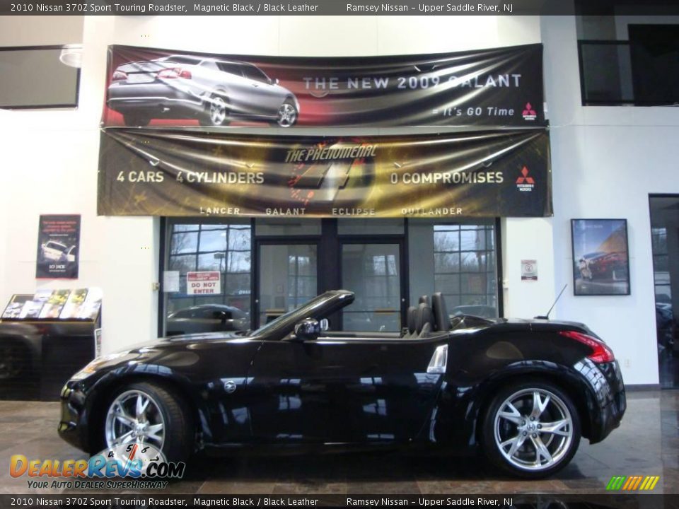 2010 Nissan 370Z Sport Touring Roadster Magnetic Black / Black Leather Photo #5