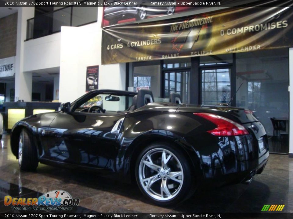 2010 Nissan 370Z Sport Touring Roadster Magnetic Black / Black Leather Photo #6