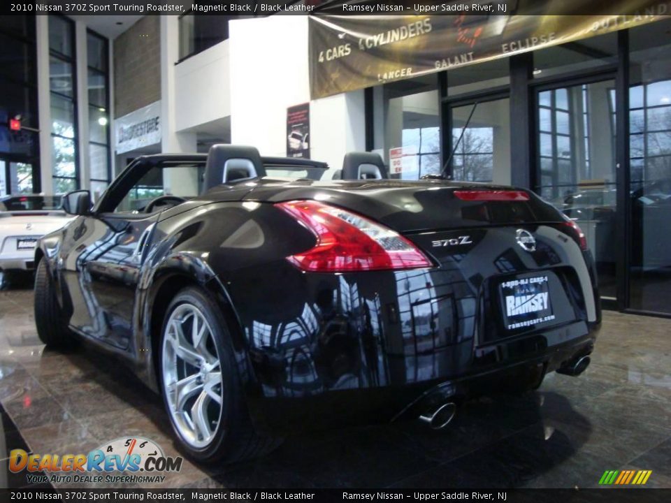 2010 Nissan 370Z Sport Touring Roadster Magnetic Black / Black Leather Photo #7