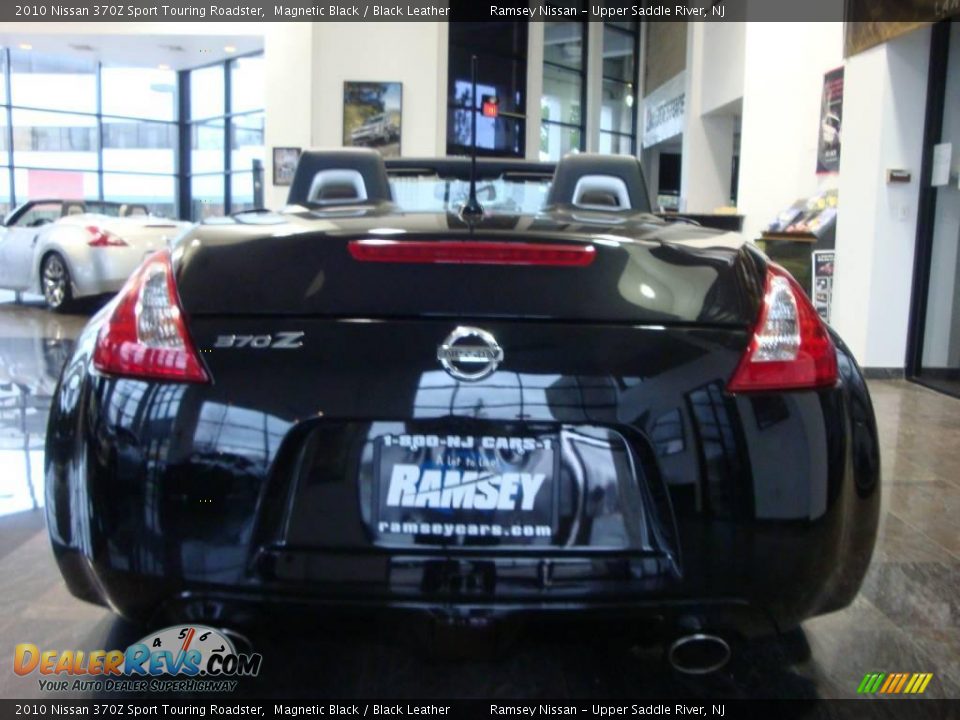 2010 Nissan 370Z Sport Touring Roadster Magnetic Black / Black Leather Photo #8