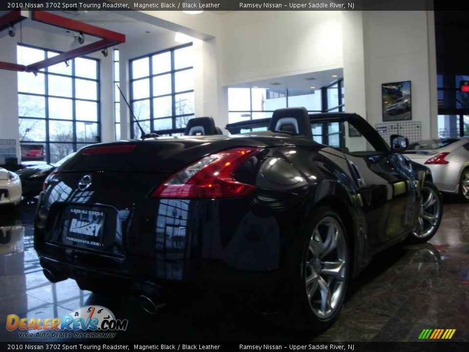 2010 Nissan 370Z Sport Touring Roadster Magnetic Black / Black Leather Photo #9