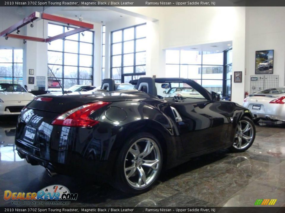 2010 Nissan 370Z Sport Touring Roadster Magnetic Black / Black Leather Photo #10