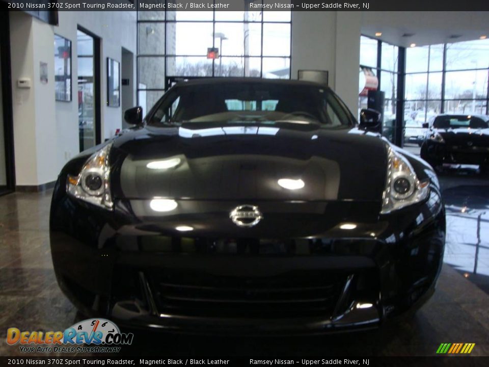 2010 Nissan 370Z Sport Touring Roadster Magnetic Black / Black Leather Photo #22