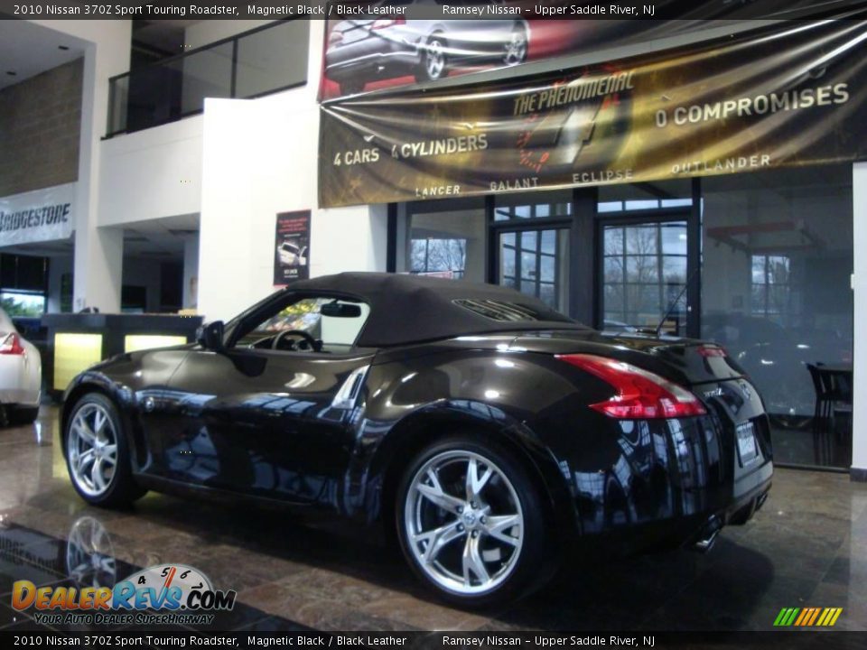 2010 Nissan 370Z Sport Touring Roadster Magnetic Black / Black Leather Photo #26