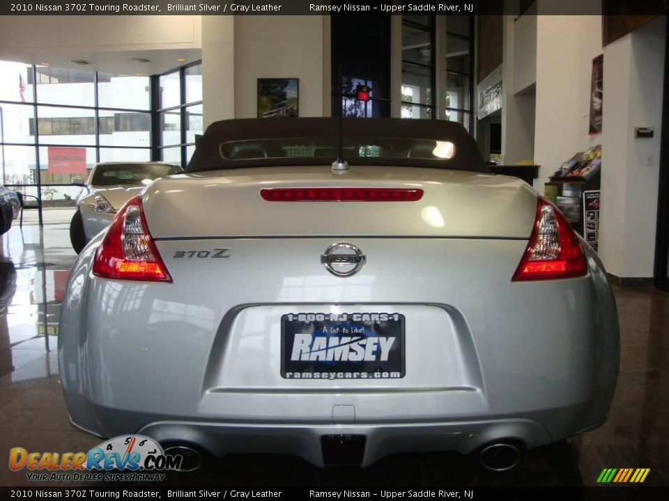 2010 Nissan 370Z Touring Roadster Brilliant Silver / Gray Leather Photo #19