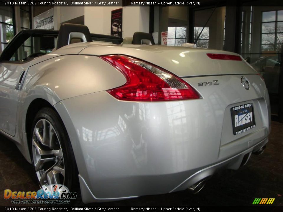 2010 Nissan 370Z Touring Roadster Brilliant Silver / Gray Leather Photo #26