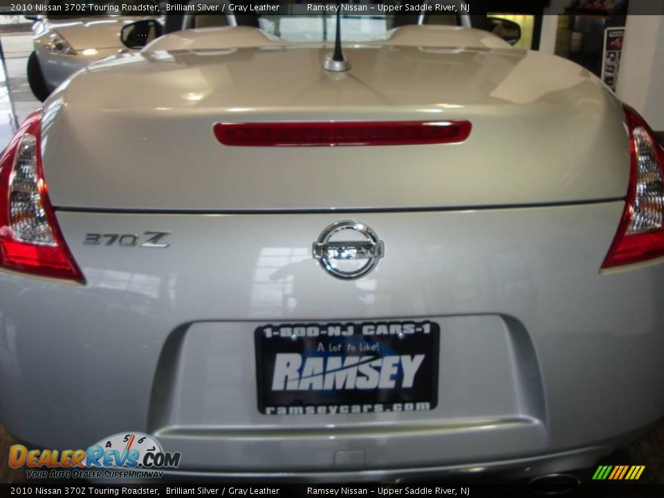 2010 Nissan 370Z Touring Roadster Brilliant Silver / Gray Leather Photo #27