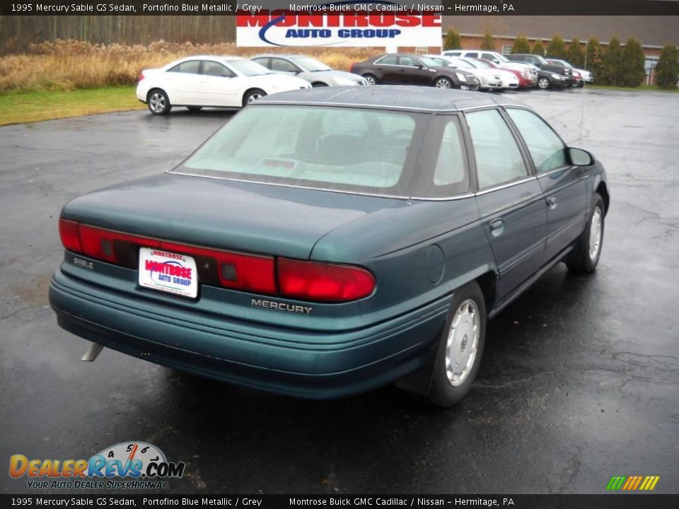 1995 Mercury Sable GS Sedan Portofino Blue Metallic / Grey Photo #3