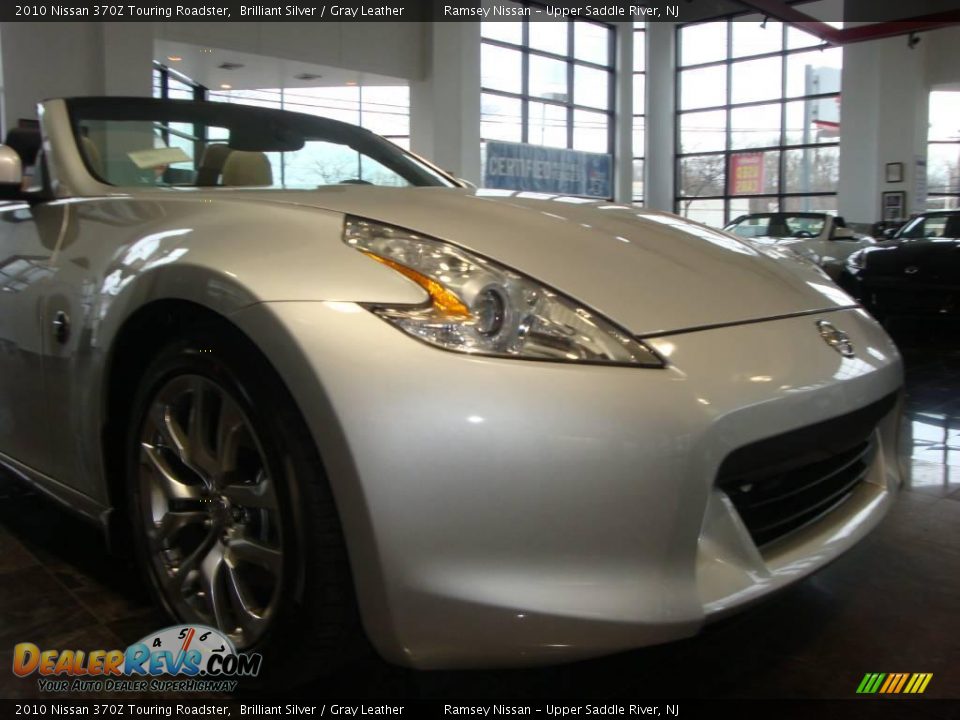 2010 Nissan 370Z Touring Roadster Brilliant Silver / Gray Leather Photo #30