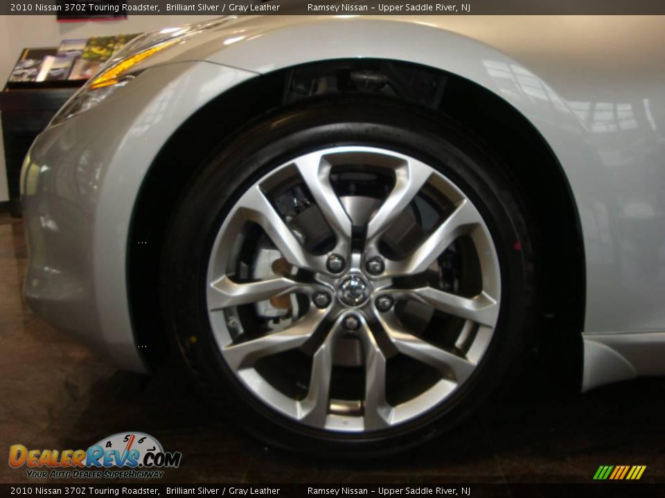 2010 Nissan 370Z Touring Roadster Brilliant Silver / Gray Leather Photo #31
