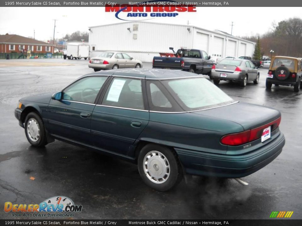 1995 Mercury Sable GS Sedan Portofino Blue Metallic / Grey Photo #6