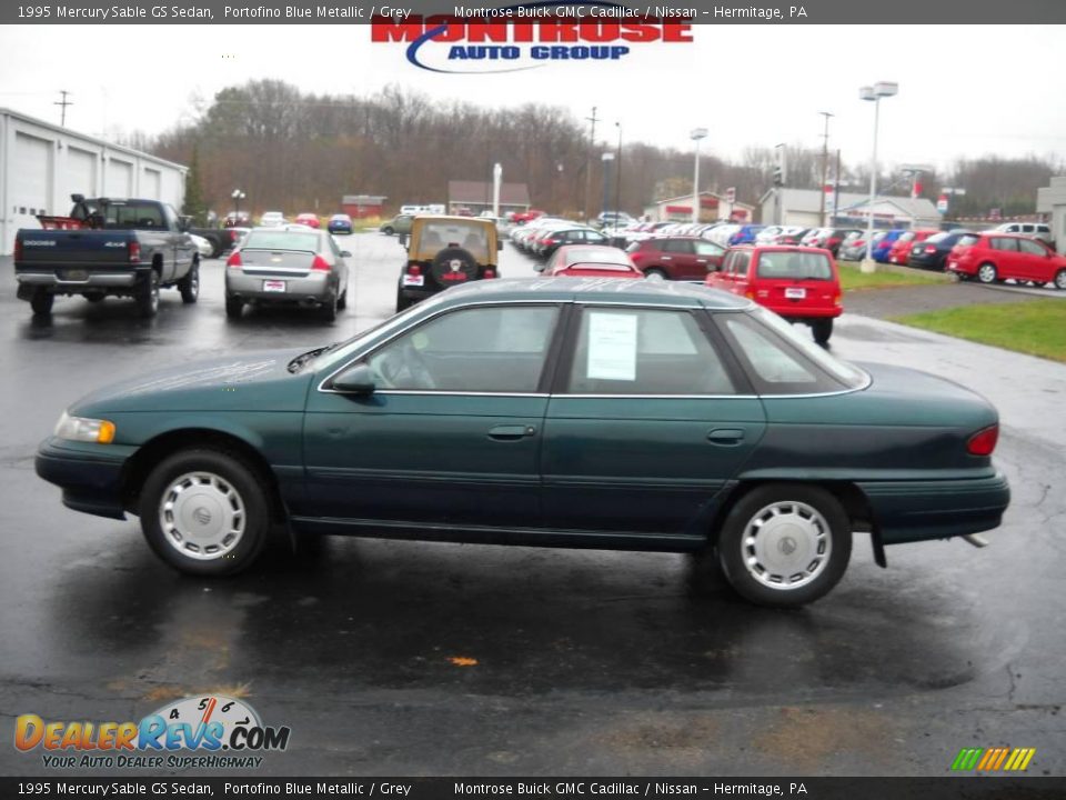 1995 Mercury Sable GS Sedan Portofino Blue Metallic / Grey Photo #7