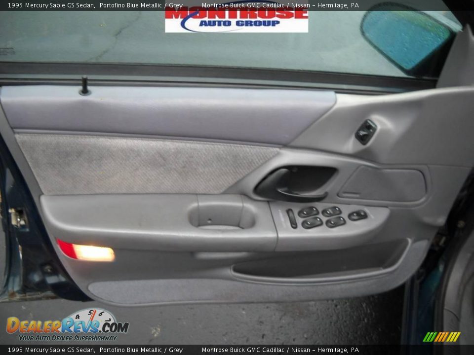 1995 Mercury Sable GS Sedan Portofino Blue Metallic / Grey Photo #8