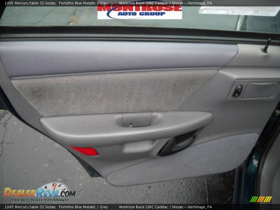 1995 Mercury Sable GS Sedan Portofino Blue Metallic / Grey Photo #12