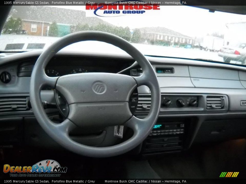 1995 Mercury Sable GS Sedan Portofino Blue Metallic / Grey Photo #13