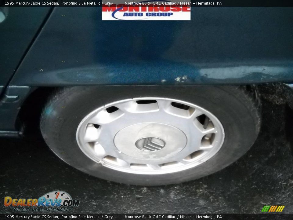 1995 Mercury Sable GS Sedan Portofino Blue Metallic / Grey Photo #15