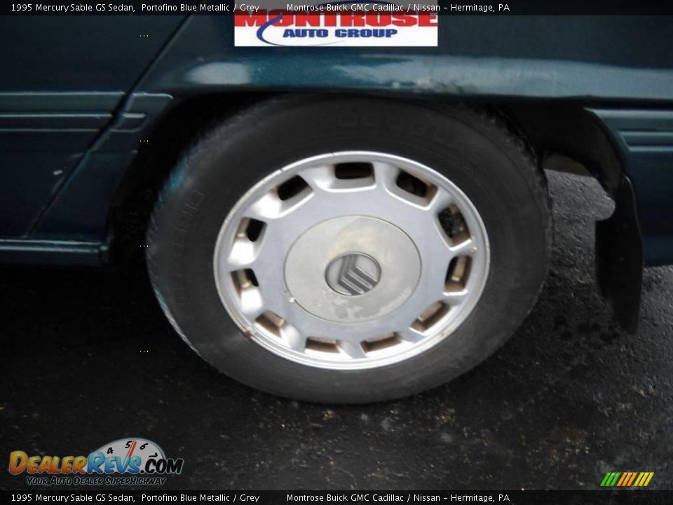 1995 Mercury Sable GS Sedan Portofino Blue Metallic / Grey Photo #16