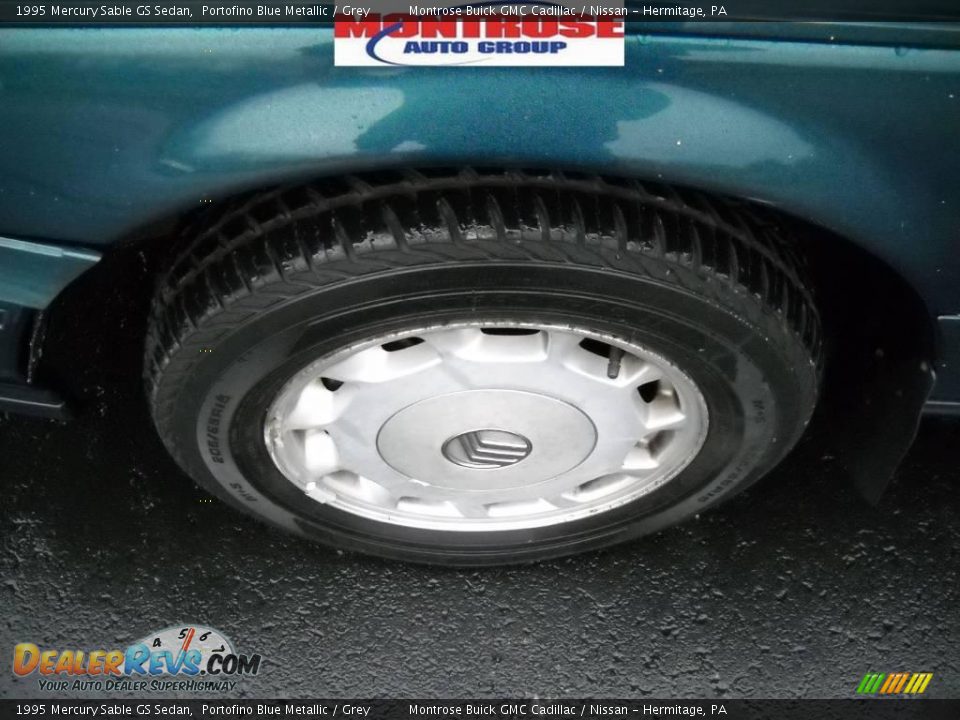 1995 Mercury Sable GS Sedan Portofino Blue Metallic / Grey Photo #18