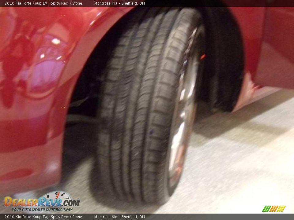 2010 Kia Forte Koup EX Spicy Red / Stone Photo #9