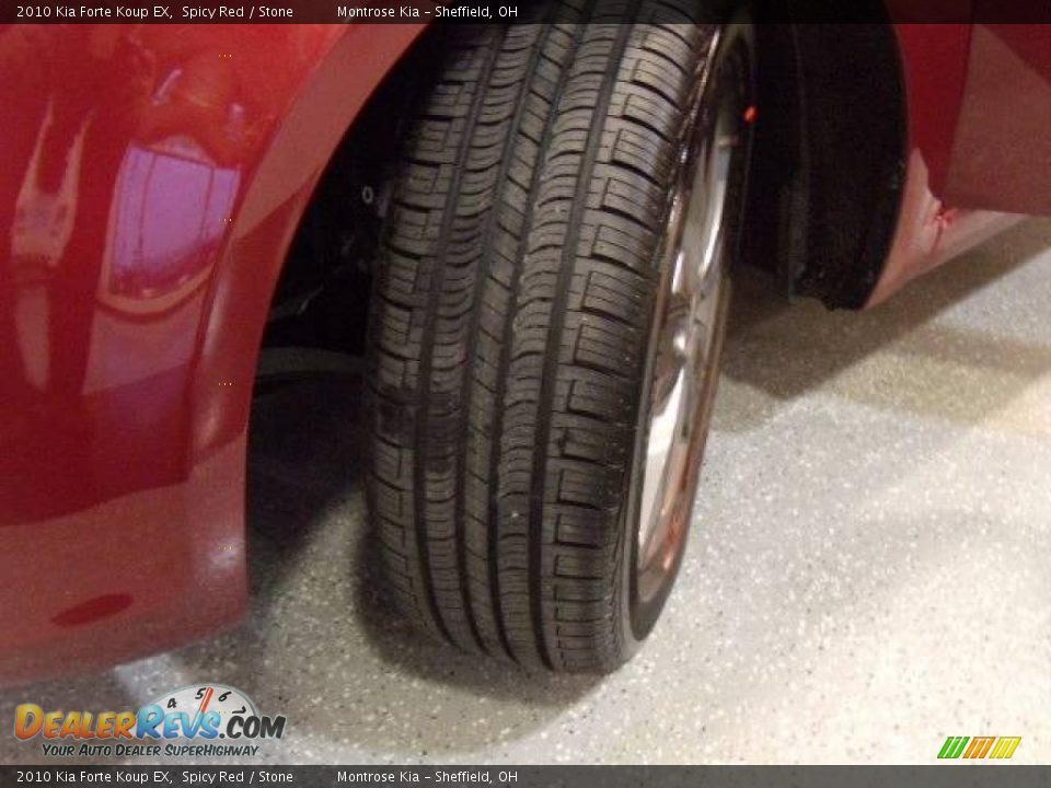 2010 Kia Forte Koup EX Spicy Red / Stone Photo #10