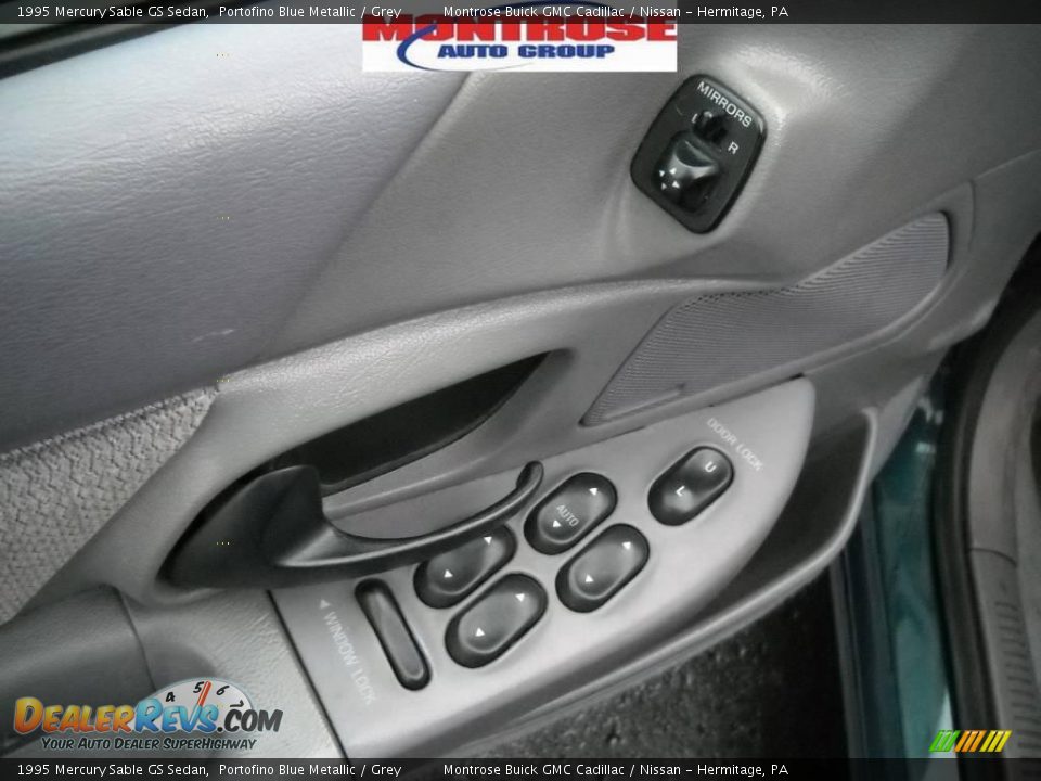 1995 Mercury Sable GS Sedan Portofino Blue Metallic / Grey Photo #25
