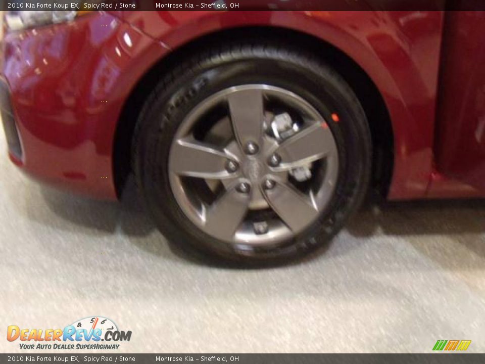 2010 Kia Forte Koup EX Spicy Red / Stone Photo #11