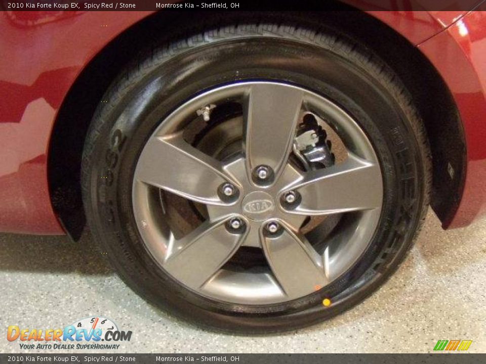 2010 Kia Forte Koup EX Spicy Red / Stone Photo #12