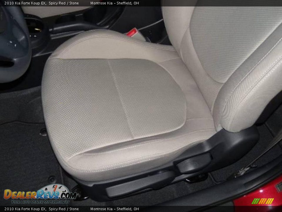 2010 Kia Forte Koup EX Spicy Red / Stone Photo #15