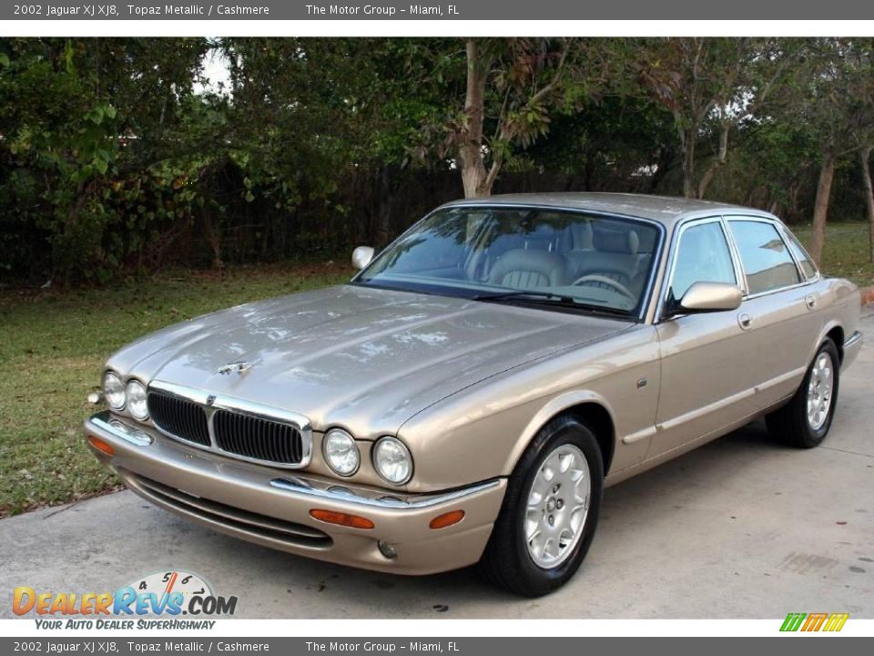 2002 Jaguar XJ XJ8 Topaz Metallic / Cashmere Photo #1