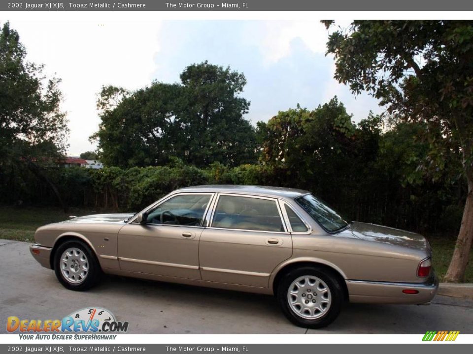 2002 Jaguar XJ XJ8 Topaz Metallic / Cashmere Photo #7