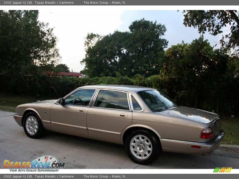 2002 Jaguar XJ XJ8 Topaz Metallic / Cashmere Photo #8
