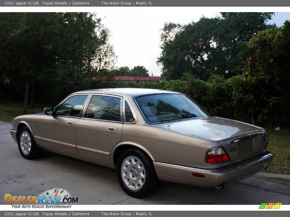 2002 Jaguar XJ XJ8 Topaz Metallic / Cashmere Photo #9