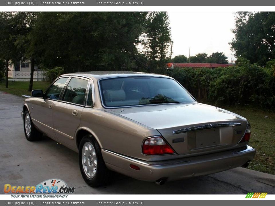 2002 Jaguar XJ XJ8 Topaz Metallic / Cashmere Photo #10
