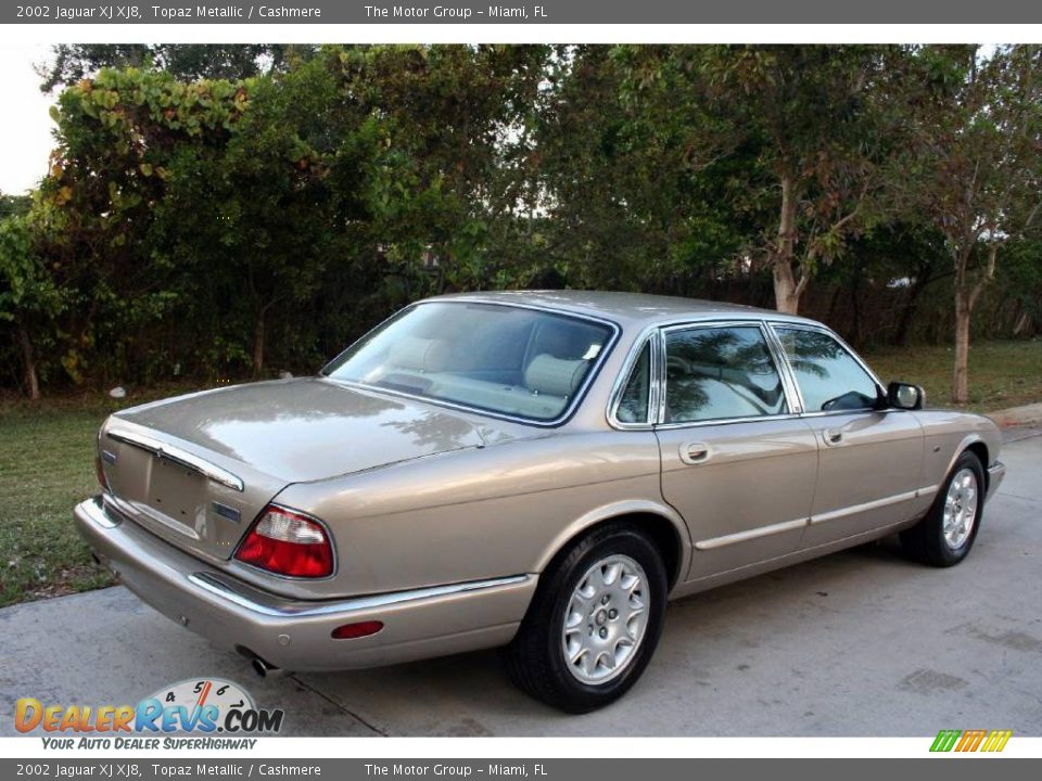 2002 Jaguar XJ XJ8 Topaz Metallic / Cashmere Photo #15