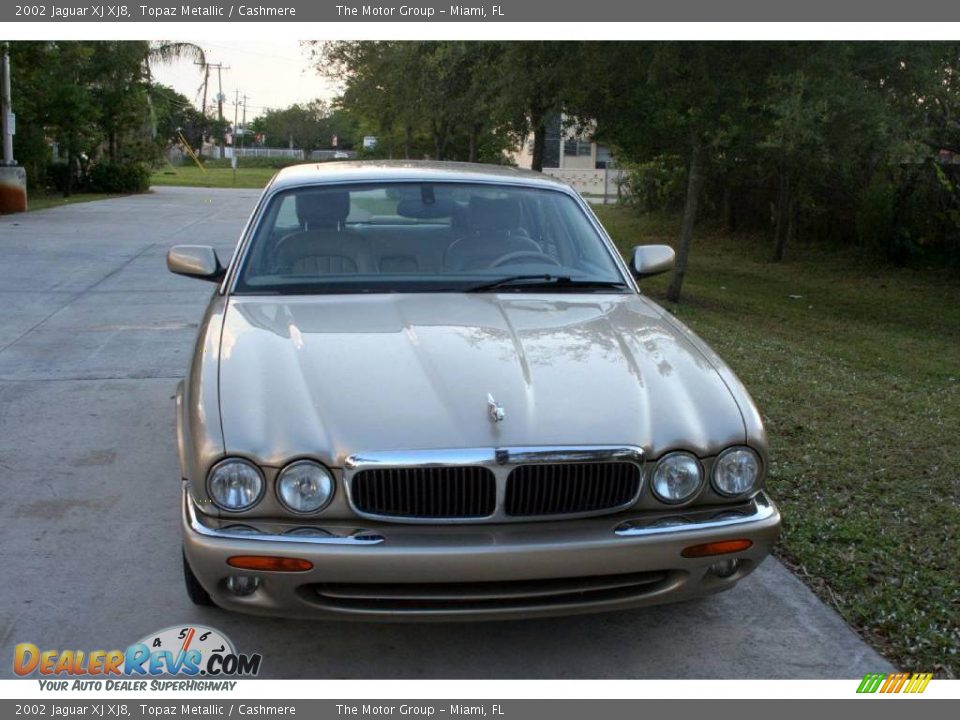 2002 Jaguar XJ XJ8 Topaz Metallic / Cashmere Photo #23