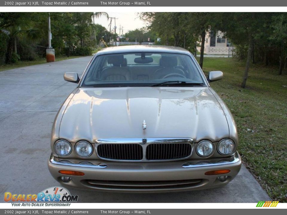 2002 Jaguar XJ XJ8 Topaz Metallic / Cashmere Photo #24