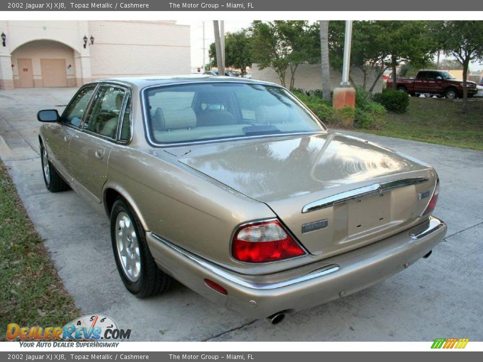 2002 Jaguar XJ XJ8 Topaz Metallic / Cashmere Photo #27