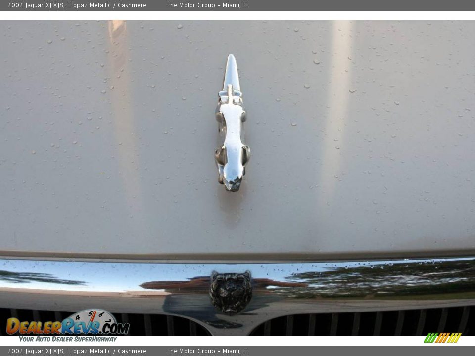 2002 Jaguar XJ XJ8 Topaz Metallic / Cashmere Photo #33
