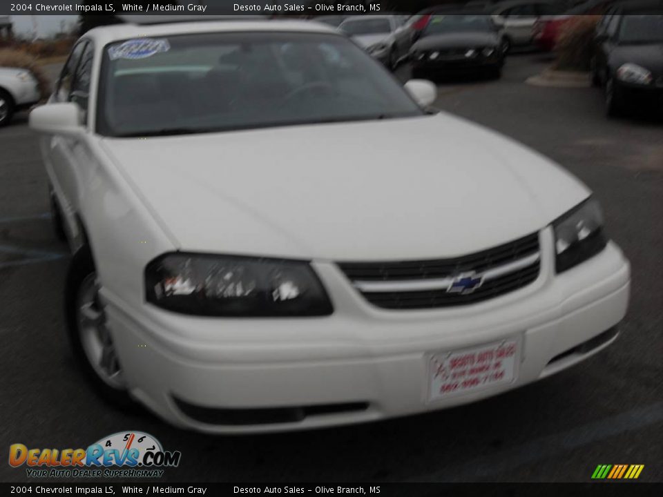 2004 Chevrolet Impala LS White / Medium Gray Photo #4