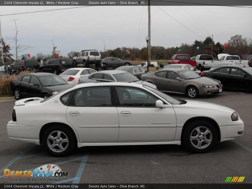 2004 Chevrolet Impala LS White / Medium Gray Photo #5