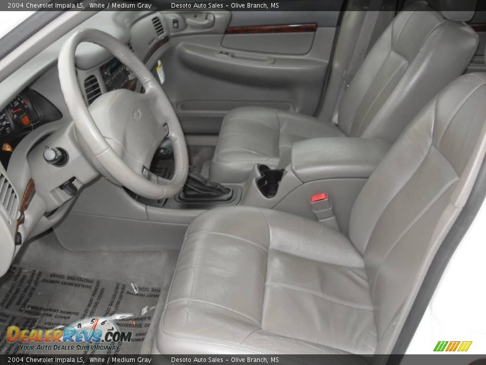 2004 Chevrolet Impala LS White / Medium Gray Photo #16