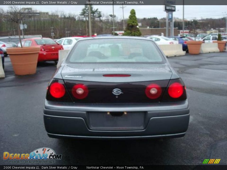 2006 Chevrolet Impala LS Dark Silver Metallic / Gray Photo #4