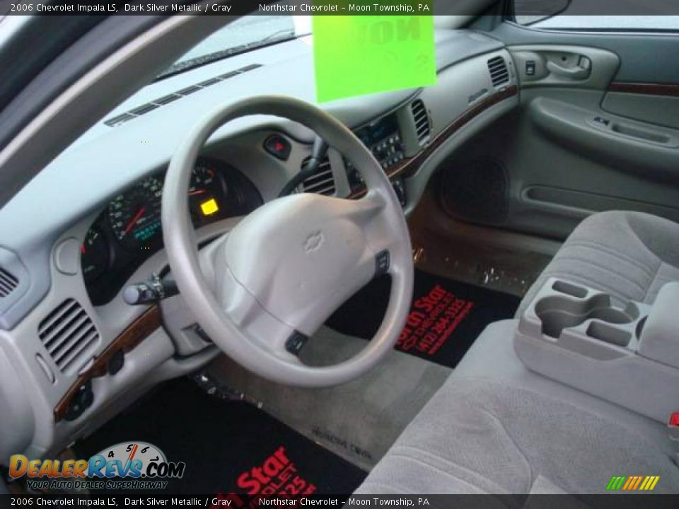 2006 Chevrolet Impala LS Dark Silver Metallic / Gray Photo #15
