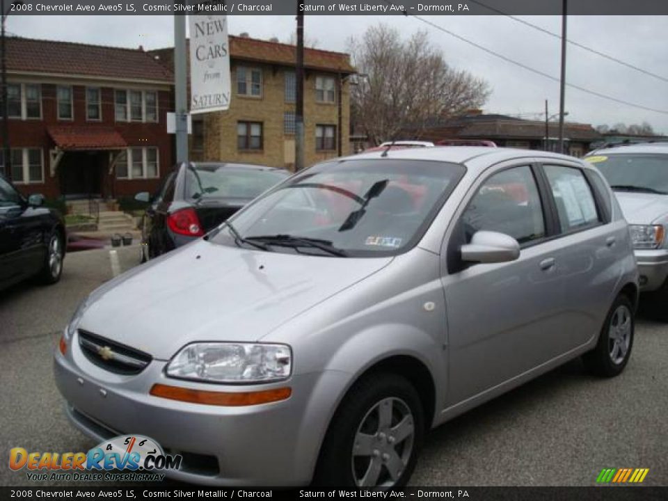 2008 Chevrolet Aveo Aveo5 LS Cosmic Silver Metallic / Charcoal Photo #1