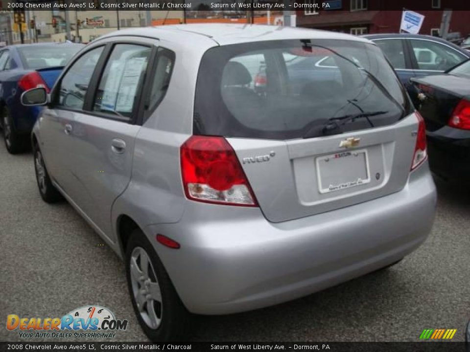 2008 Chevrolet Aveo Aveo5 LS Cosmic Silver Metallic / Charcoal Photo #2