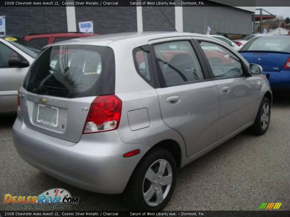 2008 Chevrolet Aveo Aveo5 LS Cosmic Silver Metallic / Charcoal Photo #3