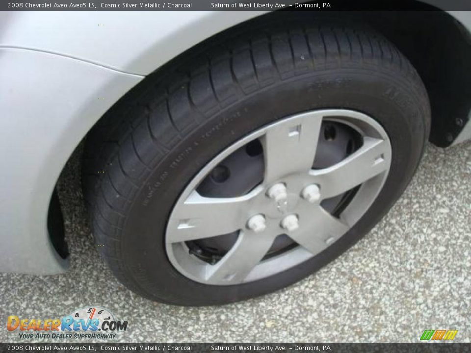 2008 Chevrolet Aveo Aveo5 LS Cosmic Silver Metallic / Charcoal Photo #5